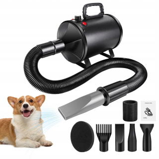 Pre fén pre psov Stepless Speed Black 2800 W s nízkou hlučnosťou Dayplus